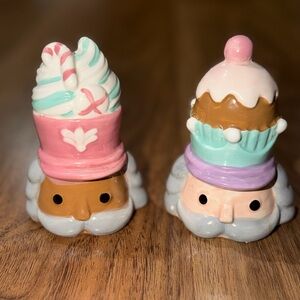 Colorful Ceramic Nutcrackers Salt & Pepper Shakers